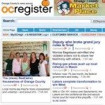 The OCRegister Marketplace Homepage